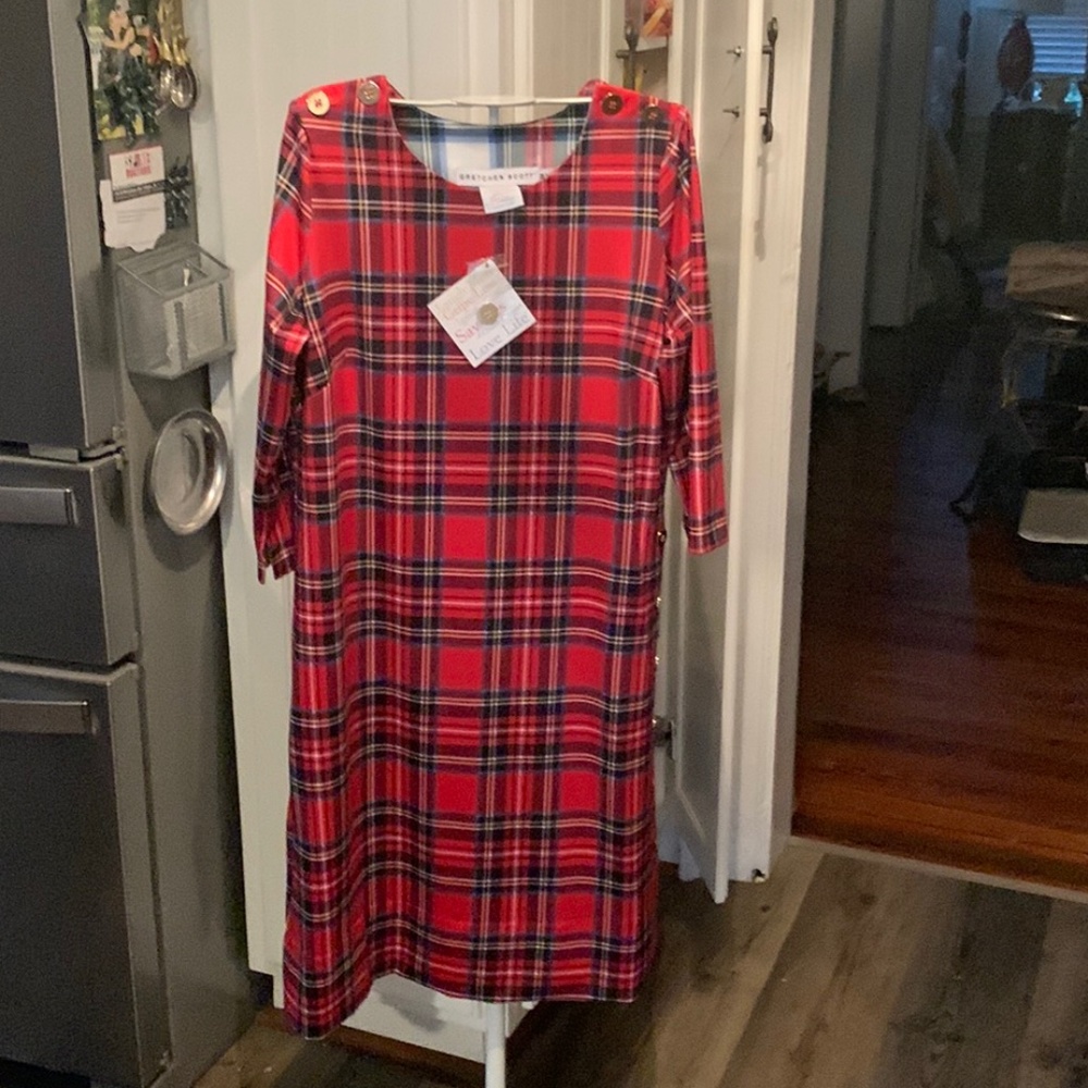 Gretchen Scott designs‎ Button up Dress-duke of York. NWT. Retail 169